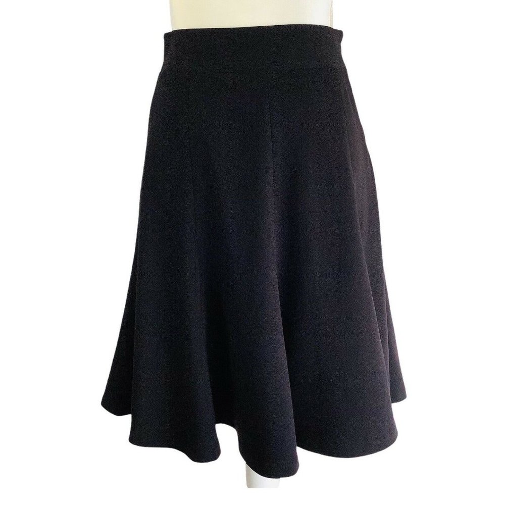 Rafaella Petite Women's 4 P Black Skirt Pleated